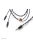 DD HIFI BC150B 490 MINI-XLR 4-PIN - Balanced Silver Headphone Cable with 4.4mm Connector. - 295cm