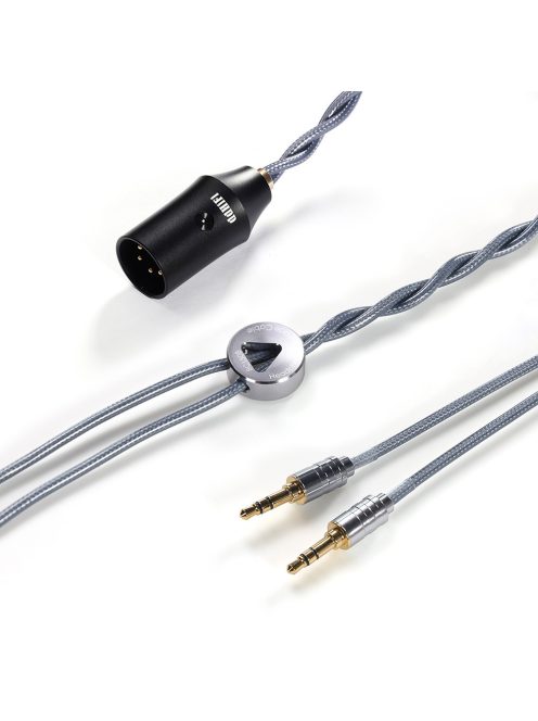 DD HIFI BC150XLR 3.5mm STANDARD - Balanced Silver Headphone Cable with 4-Pin XLR Connector - 195cm