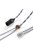DD HIFI BC150B - Balanced Silver Headphone Cable with 4-Pin XLR Connector - 145cm - LEMO