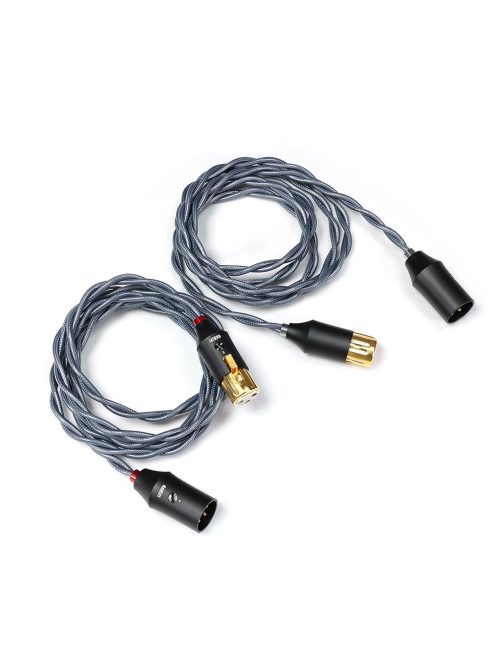DD HIFI BC30XLR - Balanced Stereo Sginal Cable Pair with XLR Male to XLR Female Connectors - 75cm