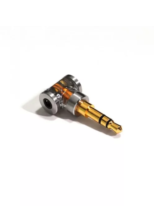 DD HIFI DJ35AG - 3,5mm Klinke MÄNNLICH auf 2,5mm Balanciert WEIBLICH Adapter - Schwarz