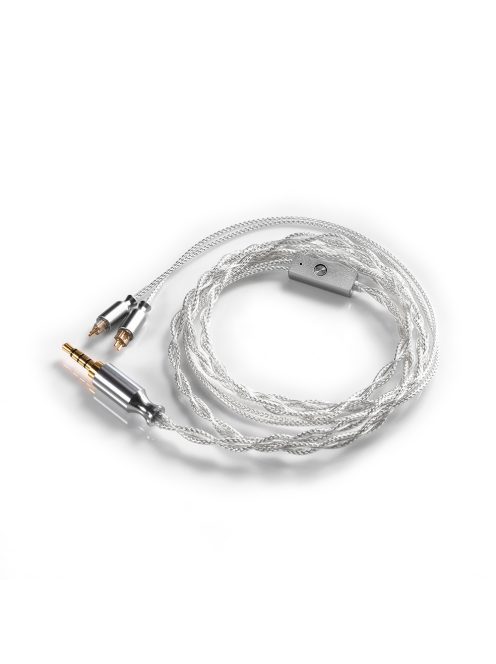 DD HIFI M120A - Universal 3,5mm Silver-coated Copper Litz Earphone Cable with Remote and Mic - 2-Pin