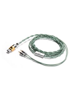   DD HIFI M120B - Cablu de căști cu conector Type-C, fabricat din OCC și fir de argint Litz, cu telecomandă și microfon. - 2-Pin