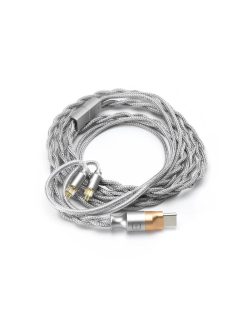   DD HIFI M198C - Universal Type-C OCC Earphone Cable with Built-in DAC and Microphone 32bit 384kHz PCM DSD256 - 2-PIN