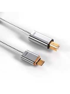   DD HIFI TC09BC NYX - USB Type-C MALE to USB-B MALE OTG Data Cable - 100cm