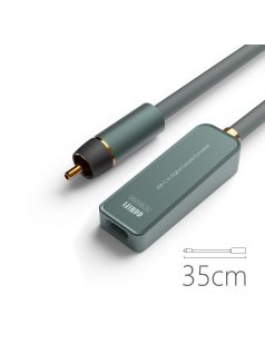   DD HIFI TC100-COA - Digital adapter with Coax MALE to USB Type-C FEMALE connectors - 35cm
