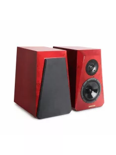   DENAFRIPS NEPTUNE - Two-Way Passive Bookshelf Speaker Pair - red