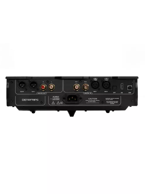 DENAFRIPS PONTUS 15TH - DAC NOS de masă de înaltă calitate cu R-2R simetric 1536kHz DSD1024 - negru