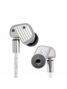 FINAL AUDIO A10000 - Single Dynamic Driver Premium In-ear Monitor Earphones with Silver Plated MMCX Cable