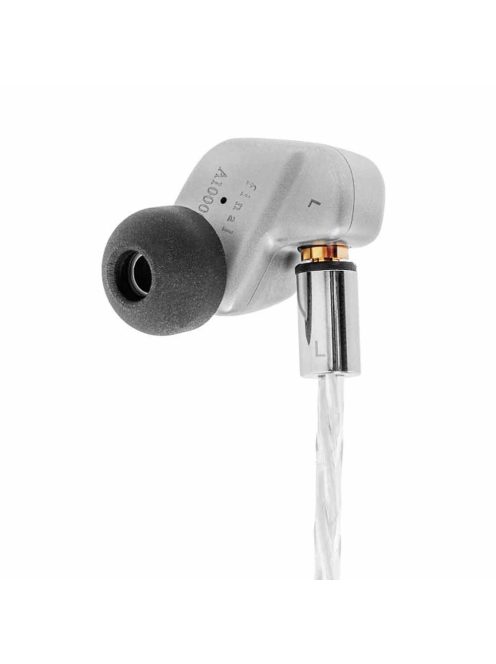 FINAL AUDIO A10000 - Single Dynamic Driver Premium In-ear Monitor Earphones with Silver Plated MMCX Cable