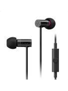FINAL AUDIO E1000C - In-Ear-Kopfhörer mit einem dynamischen Treiber und Mikrofon - Schwarz