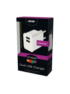 GRIXX OPTIMUM - Dual USB wall power charger adapter