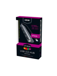   GRIXX OPTIMUM USB 3.0 HUB - USB 3.0 USB Hub mit 4 Anschlüssen