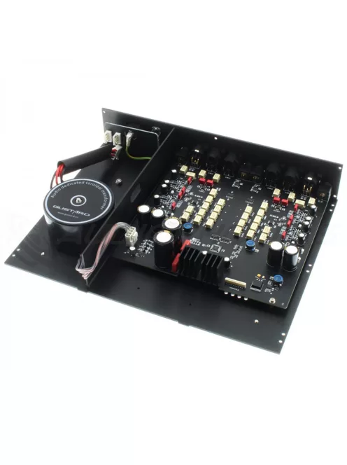 GUSTARD P26 - Hochwertiger Class-A Desktop-Vorverstärker mit vollständig symmetrischer Verkabelung - Schwarz