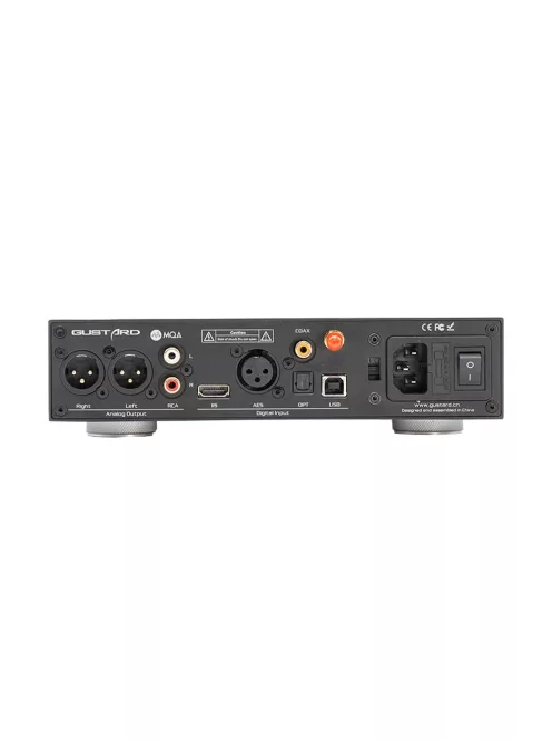GUSTARD X18 - Premium Desktop MQA DAC with Bluetooth 5 Connectivity 32bit 768kHz DSD512 - Black