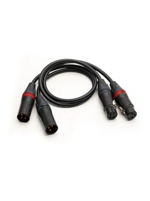 GUSTARD XLR - Balanced Cable Pair with XLR Male to XLR Female Connectors - 1m