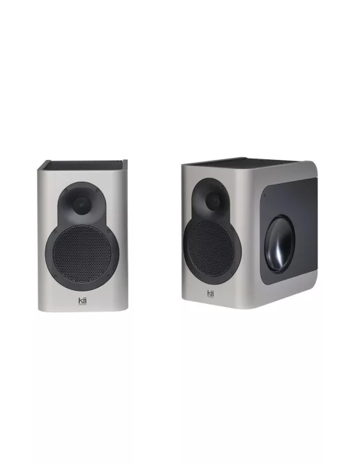 KII AUDIO SEVEN PAIR - High-end Active Speaker Pair with Wi-Fi Bluetooth 5 Multiroom Roon Airplay Dante Functions - Iced Titanium Metallic
