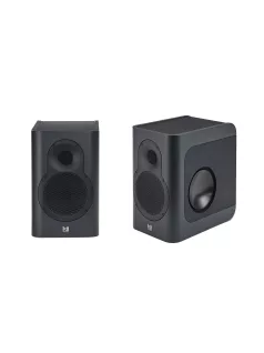   KII AUDIO SEVEN SYSTEM - Premium Wireless Active Speaker Pair Bluetooth 5 Multiroom Roon Airplay - FineTouch Dark Grey
