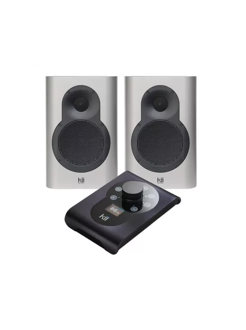 KII AUDIO SEVEN SYSTEM - Premium Wireless Active Speaker Pair Bluetooth 5 Multiroom Roon Airplay - FineTouch Titanium