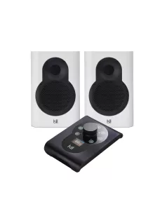   KII AUDIO SEVEN SYSTEM - Coppia di Altoparlanti Attivi Wireless Premium Bluetooth 5 Multiroom Roon Airplay - FineTouch Bianco