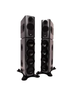  KII AUDIO THREE BXT SYSTEM - Ultra High-End Active Stereo and Home Theatre Audio System with Kii CONTROL - FineTouch Dark Grey - NEW