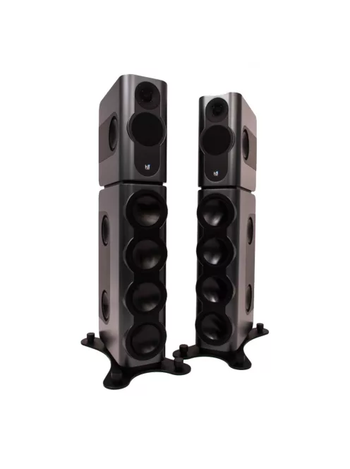 KII AUDIO THREE BXT SYSTEM - Ultra High-End Aktiv-Stereo- und Heimkino-Audiosystem mit Kii CONTROL - Graphit Satin Metallic - DEMO