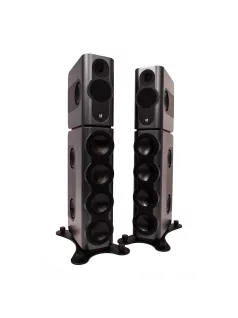   KII AUDIO THREE BXT SYSTEM - Ultra High-End Active Stereo and Home Theatre Audio System with Kii CONTROL - Graphite Satin Metallic - NEW