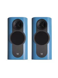   KII AUDIO THREE PAIR - High-End Active Loudspeaker Pair - Azzurro High Gloss