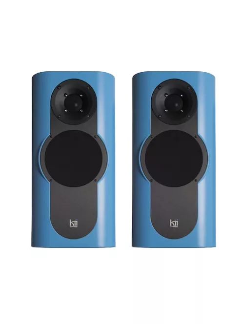 KII AUDIO THREE PAAR - High-End Aktivlautsprecher Paar - Azzurro Hochglanz