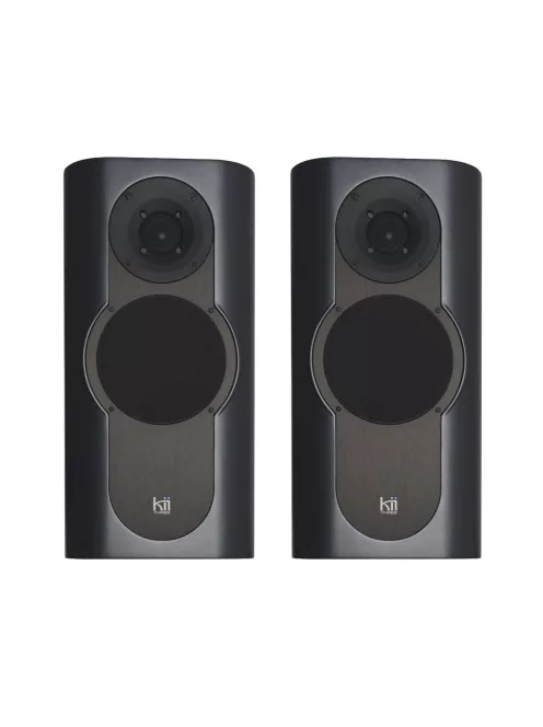 KII AUDIO THREE PAAR - Hochwertiges Aktives Lautsprecherpaar - FineTouch Dunkelgrau