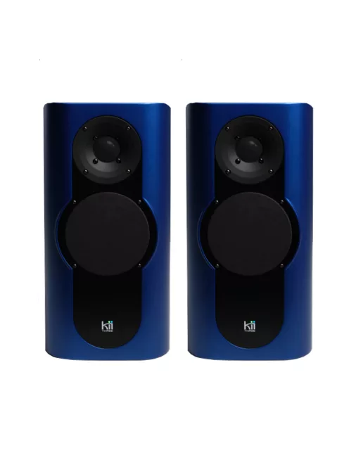 KII AUDIO THREE PAAR - High-End Aktiver Lautsprecherpaar - Eis-Saphir Metallic