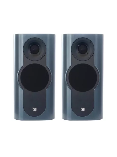 KII AUDIO DREI PAAR - High-End Aktives Lautsprecherpaar - Gefrorenes Titanmetallik