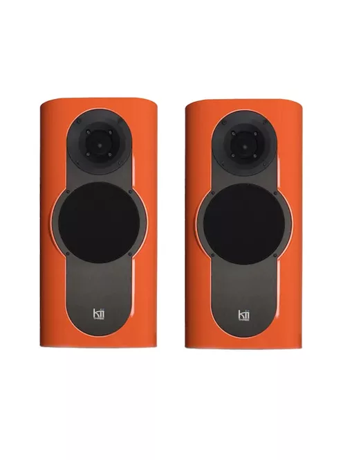 KII AUDIO THREE PAAR - High-End Aktives Lautsprecherpaar - Phoenix Orange Metallic