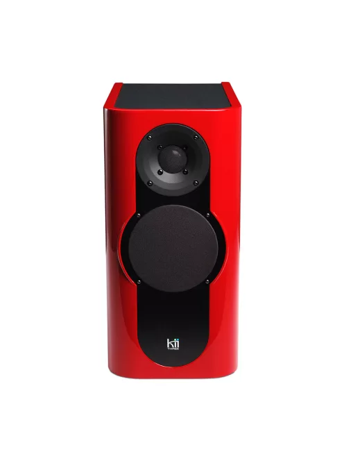KII AUDIO THREE - High-End 3-way powered loudspeaker unit - Ferrari Rosso Corsa High Gloss