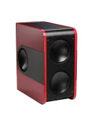 KII AUDIO THREE - High-End 3-way powered loudspeaker unit - Ferrari Rosso Corsa High Gloss