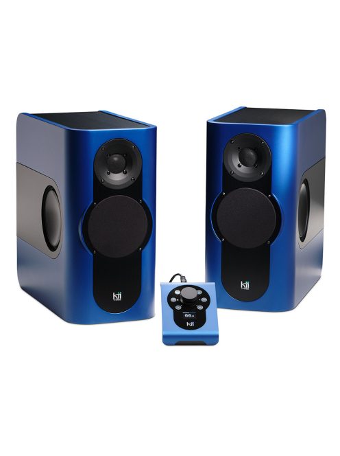 KII AUDIO THREE SYSTEM - High-End Active Stereo and Home Theatre Audio System with Kii CONTROL - Iced Sapphire Metallic