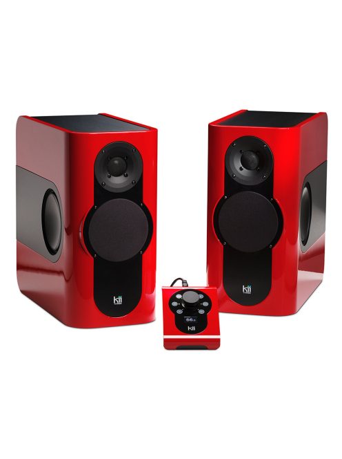 KII AUDIO THREE SYSTEM - High-End Active Stereo and Home Theatre Audio System with Kii CONTROL - Ferrari Rosso Corsa High Gloss