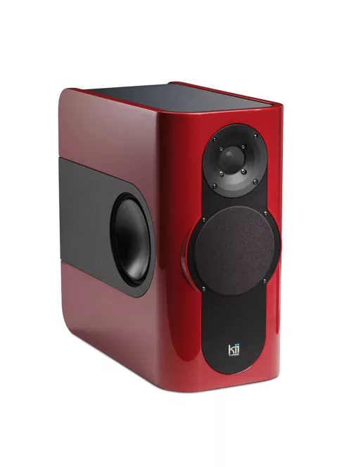 KII AUDIO THREE - High-End 3-way powered loudspeaker unit - Tempranillo Red Metallic
