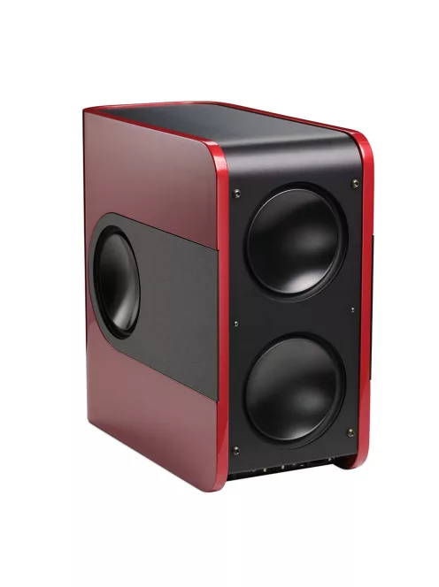 KII AUDIO THREE - High-End 3-way powered loudspeaker unit - Tempranillo Red Metallic