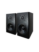 KLH KENDALL MK2 BOOKSHELF - 2-Way Bookshelf Speaker Pair - Black Oak - NEW