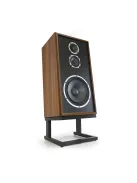 KLH MODEL FIVE - 3-Way Acoustic Suspension Closed Hi-Fi Loudspeaker with riser base - English Walnut
