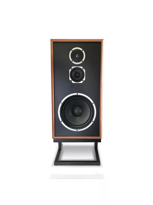KLH MODEL FIVE - 3-Way Acoustic Suspension Closed Hi-Fi Loudspeaker with riser base - English Walnut