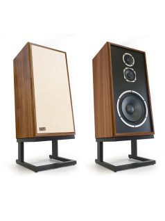   KLH MODEL FIVE - 3-Way Acoustic Suspension Closed Hi-Fi Loudspeaker Pair - English Walnut