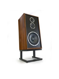   KLH MODEL FIVE - 3-Way Acoustic Suspension Closed Hi-Fi Loudspeaker Pair - English Walnut