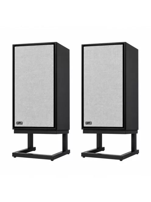 KLH MODEL FIVE - 3-Way Sealed Acoustic Suspension Hi-Fi Loudspeaker Pair with Angled Base - Nordic Noir