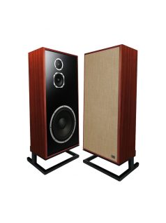   KLH MODEL SEVEN - 3-Way Closed Hi-Fi Floorstanding Speaker Pair - West African Mahogany