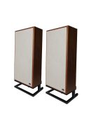 KLH MODEL SEVEN - 3-Way Closed Hi-Fi Floorstanding Speaker Pair - English Walnut