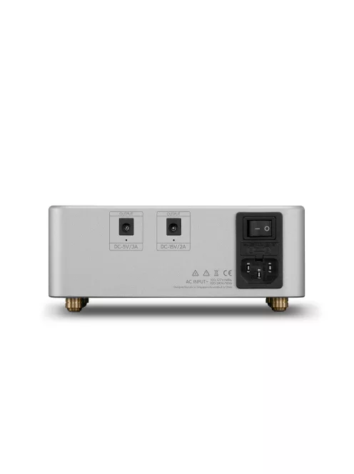 LAIV CRESCENDO BEAT - Linear Power Supply with 5 V and 15 V Dual-Output - Silver
