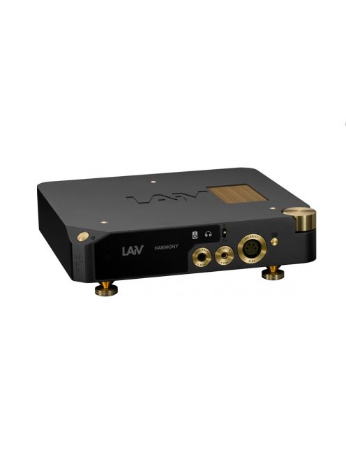 LAIV HARMONY HP2A - Hochwertiger Desktop-Vorverstärker und Kopfhörerverstärker - Schwarz