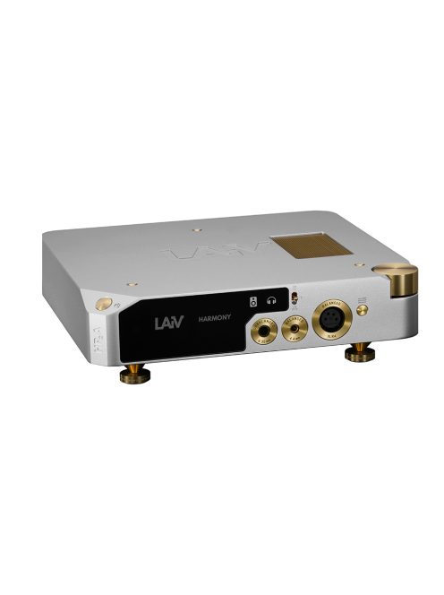 LAIV HARMONY HP2A - Hochwertiger Desktop-Vorverstärker und Kopfhörerverstärker - Silber
